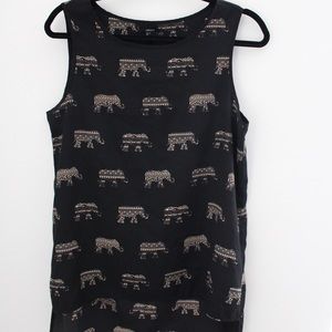 3/$20 FOREVER 21Women's Tank Top Black Small